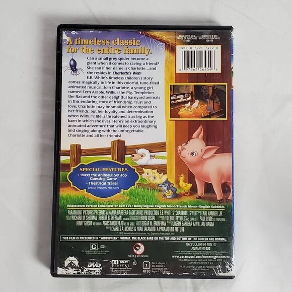 Charlotte’s Web (Animated DVD) - Picture 3 of 3